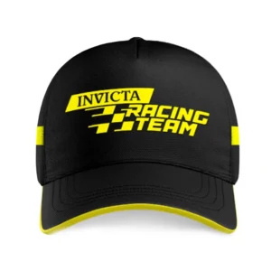 Gorra Invicta Racing Team Hat - Black y Yellow