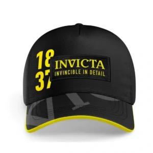 Gorra Invicta Baseball-Hat  Black Yellow