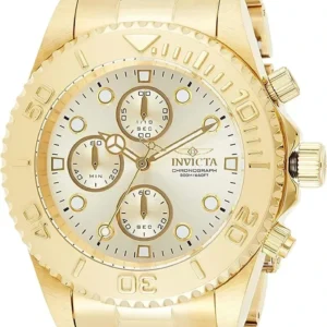Invicta Pro Diver conógrafo para hombre color Champán