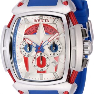 Invicta Capitán América de Marvel Edición Limitada Hombre - Reloj de cuarzo para hombre 53mm