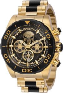 Invicta Marvel Punisher Edición Limitada 48mm Movimiento de Cuarzo