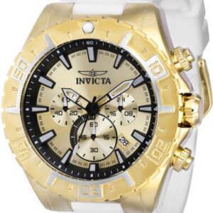 Invicta Aviator  Reloj de cuarzo para hombre Correa Blanca