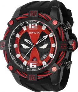Invicta Marvel Deadpool Edición Limitada Movimiento de Cuarzo 52mm