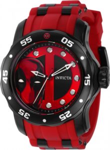 Invicta Marvel Deadpool Edición Limitada Movimiento de Cuarzo 48mm