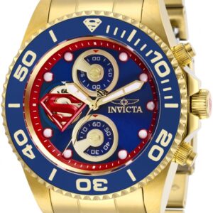 Invicta DC Comics Superman 43mm Reloj de Cuarzo para Hombre