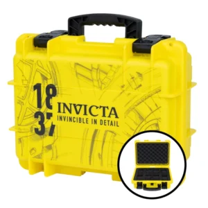 Caja de Impacto Invicta Edición 1837 Para 8 Relojes dc8-skcyel - Amarilla