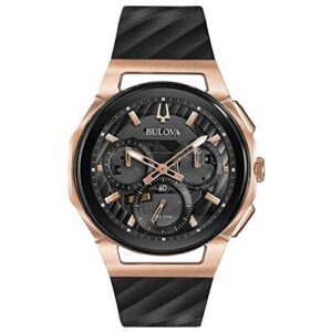 Bulova Black Rubber 41mm 98A185
