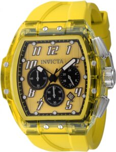 Invicta S1 Rally Amarillo Movimiento de Cuarzo 47mm 45482