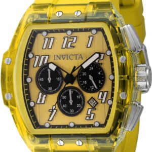 Invicta S1 Rally Amarillo Movimiento de Cuarzo 47mm 45482