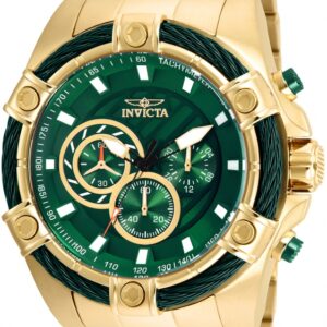 Invicta Bolt Reloj de Cuarzo Para Hombre 52mm Oro Verde 25517